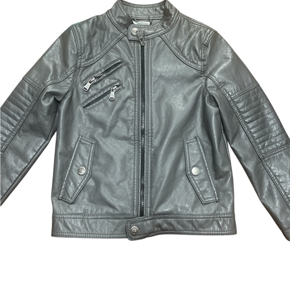 Urban Republic Gray Faux Leather Jacket